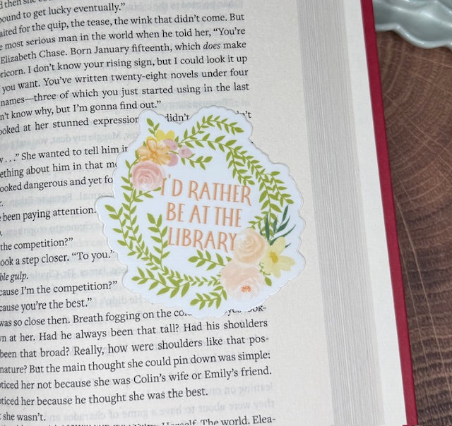 Rather Library Sticker