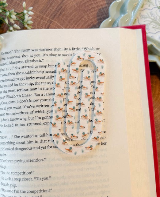 Mallard Duck Jumbo Paper Clip Bookmark