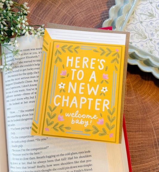 New Chapter Baby Greeting Card