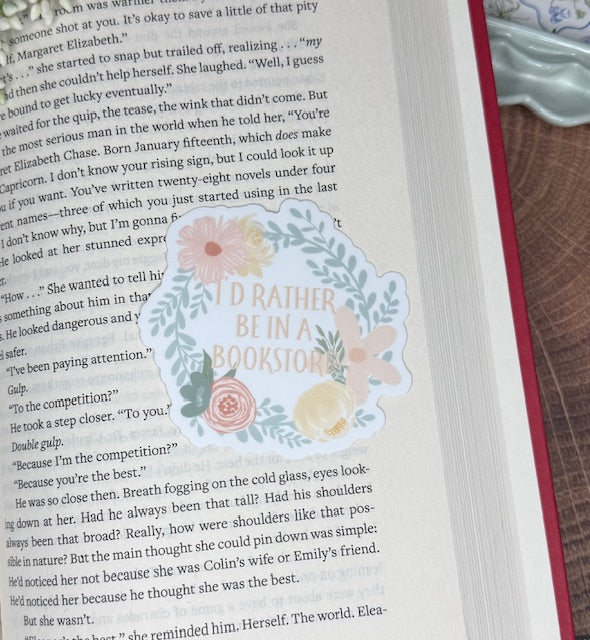 Rather Book Store Sticker