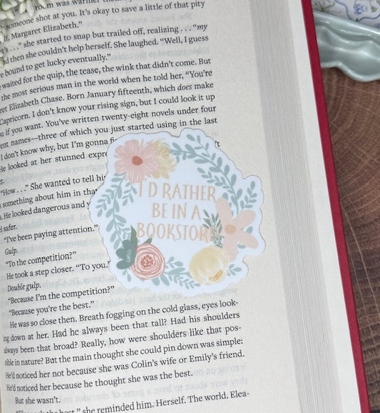 Rather Book Store Sticker