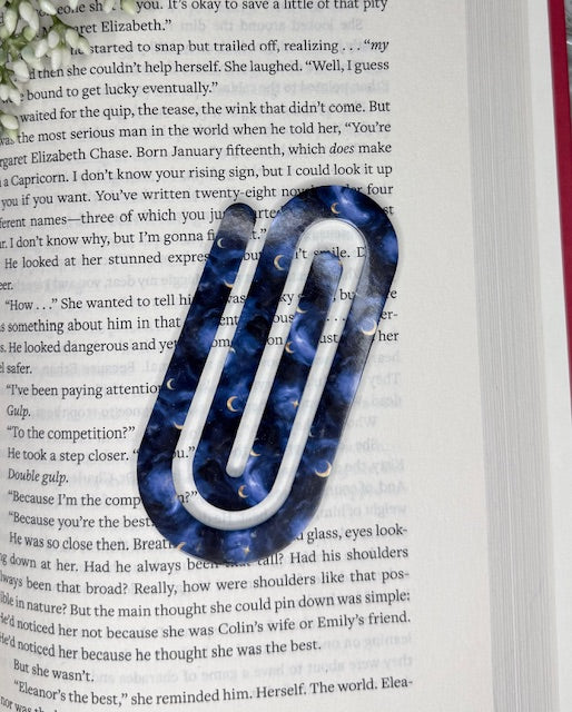 Majestic Moon Paper Clip Bookmark