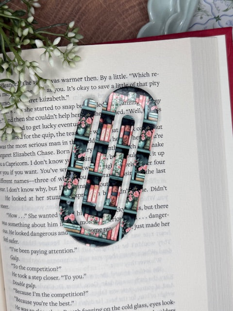 Dark Teal Jumbo Paper Clip Bookmark