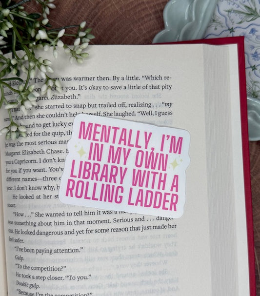 Rolling Ladder Sticker