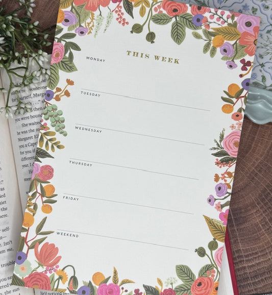 Rifle Paper Weekly Notebook