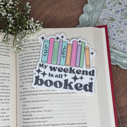 Weekend is Booked Wall Shelf